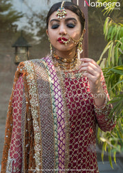 Jamawar Lehenga Kameez