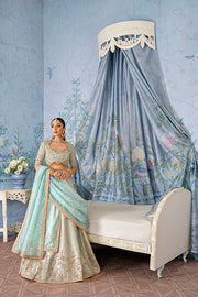 Jamawar Lehenga with Choli and Dupatta Bridal Dress Online