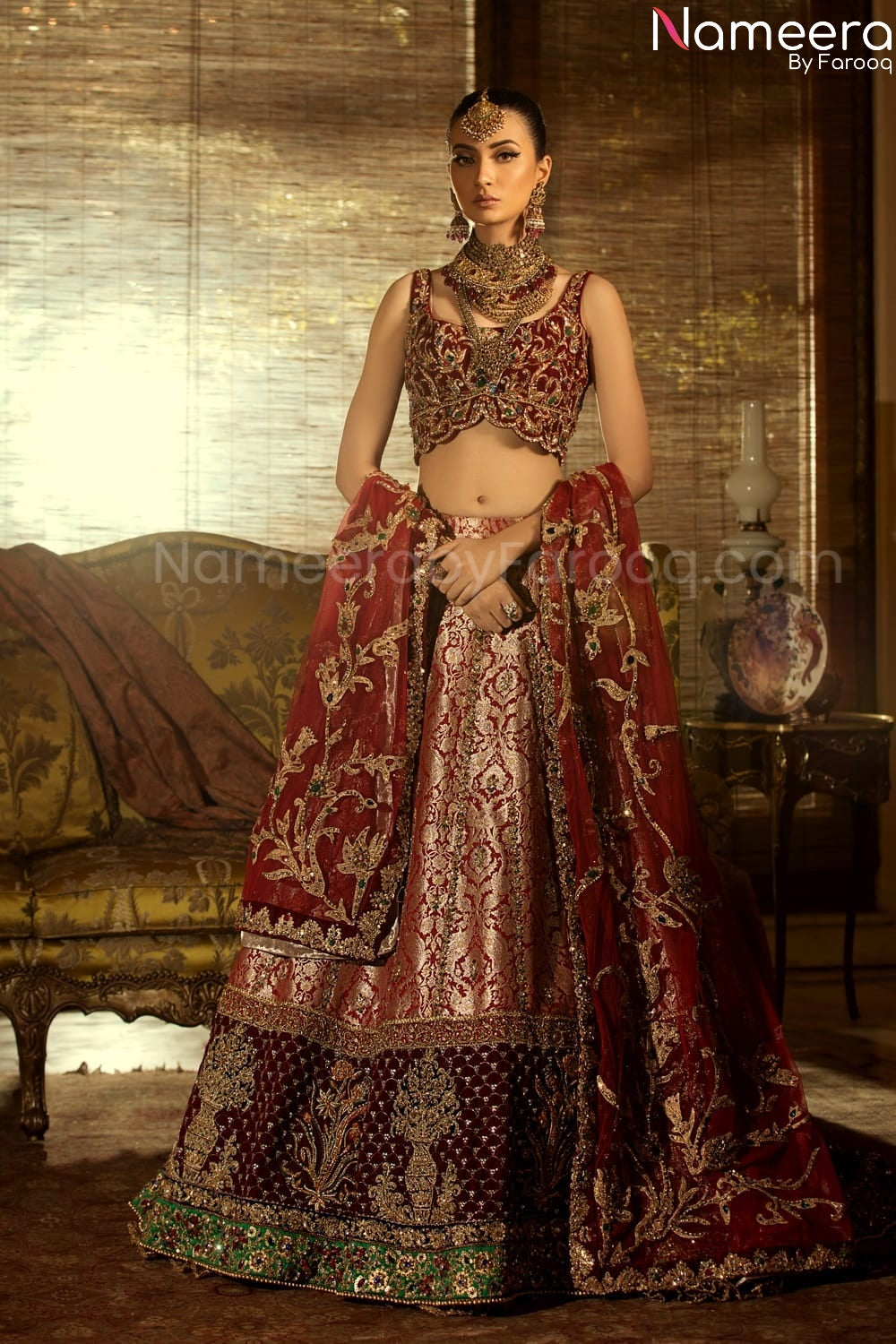 Jamawar Lehenga Choli