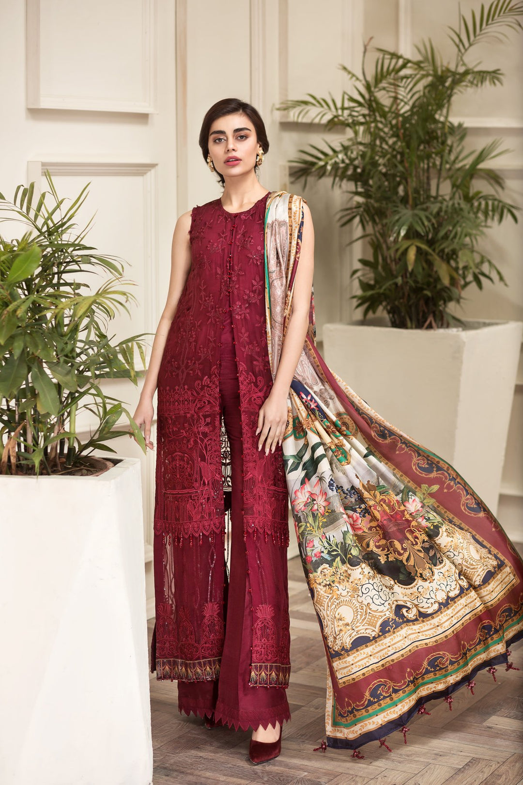 Jazmin Eid Wear with Embroidery Long Shirt