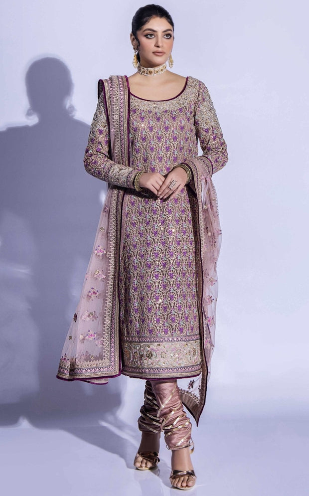 Kameez Churidar and Dupatta Pakistani Wedding Dress