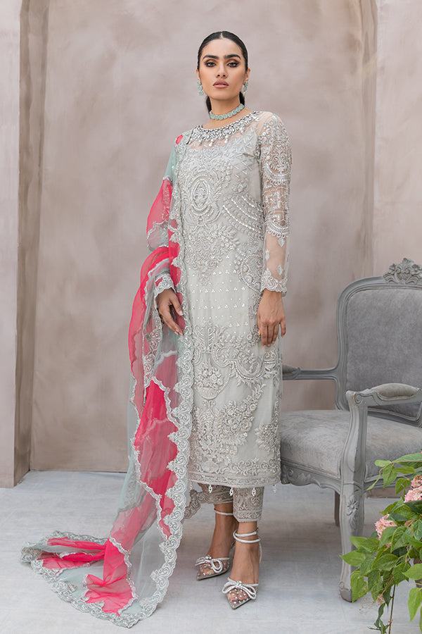 Kameez Trouser Dupatta Pakistani Eid Dress