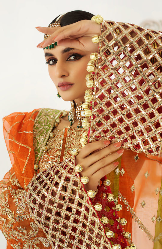 Kameez Trouser Dupatta Pakistani Wedding Dress