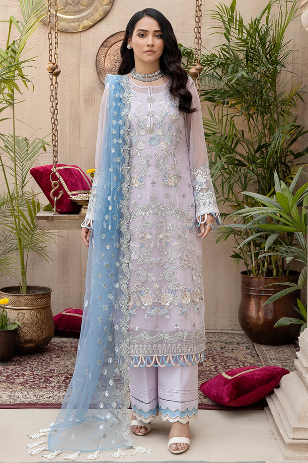 Kameez Trouser Pakistani Eid Dress in Premium Chiffon