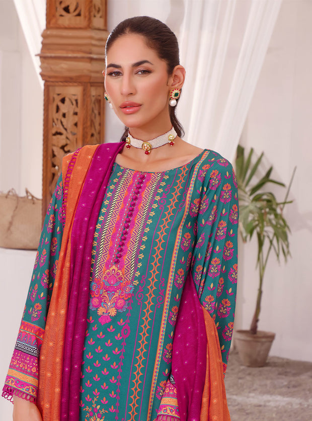 Kameez Trouser Pakistani Eid Dress in Silk Viscose Online