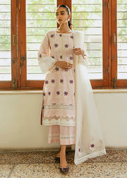 Kameez Trouser and Organza Dupatta Pakistani Eid Dress
