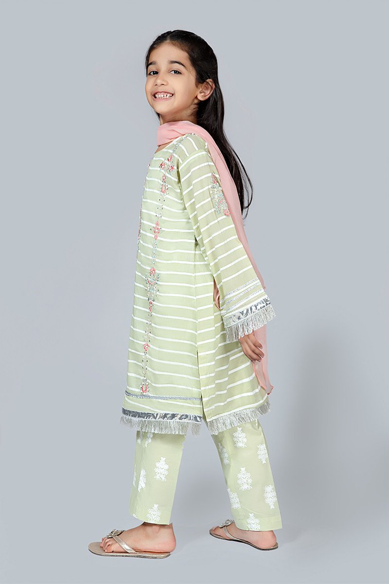 Kids Eid Shalwar Kameez Side Pose