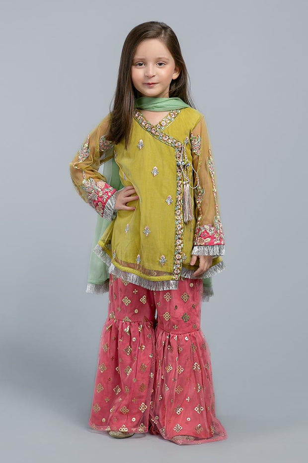 Kids Eid Frock with Gharara in Elegant Design