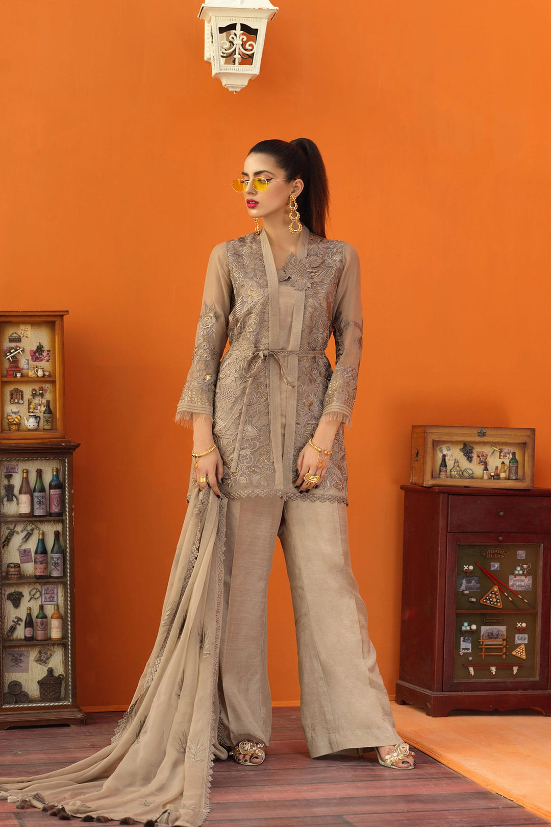 Aesthetic organza Pakistani clothes 2019