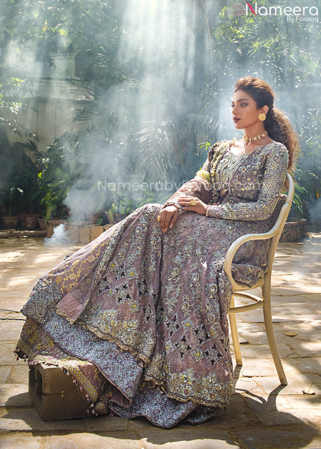 long bridal gown