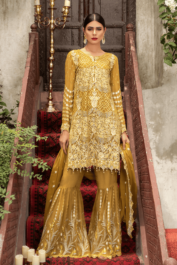 Ladies shirt designs Pakistani with gharara