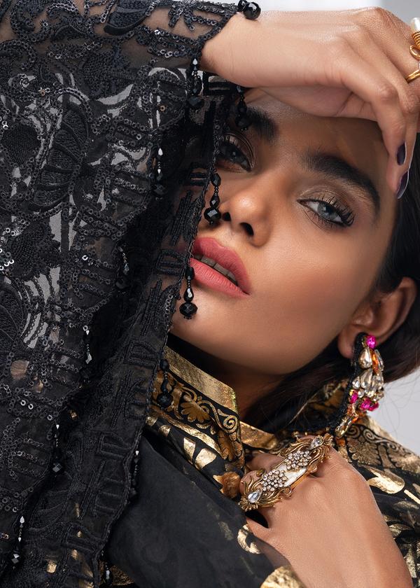 Latest Black Chiffon Dress 2020