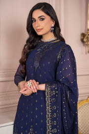 Latest Blue Pakistani Kameez Sharara with Dupatta Party Wear 2023