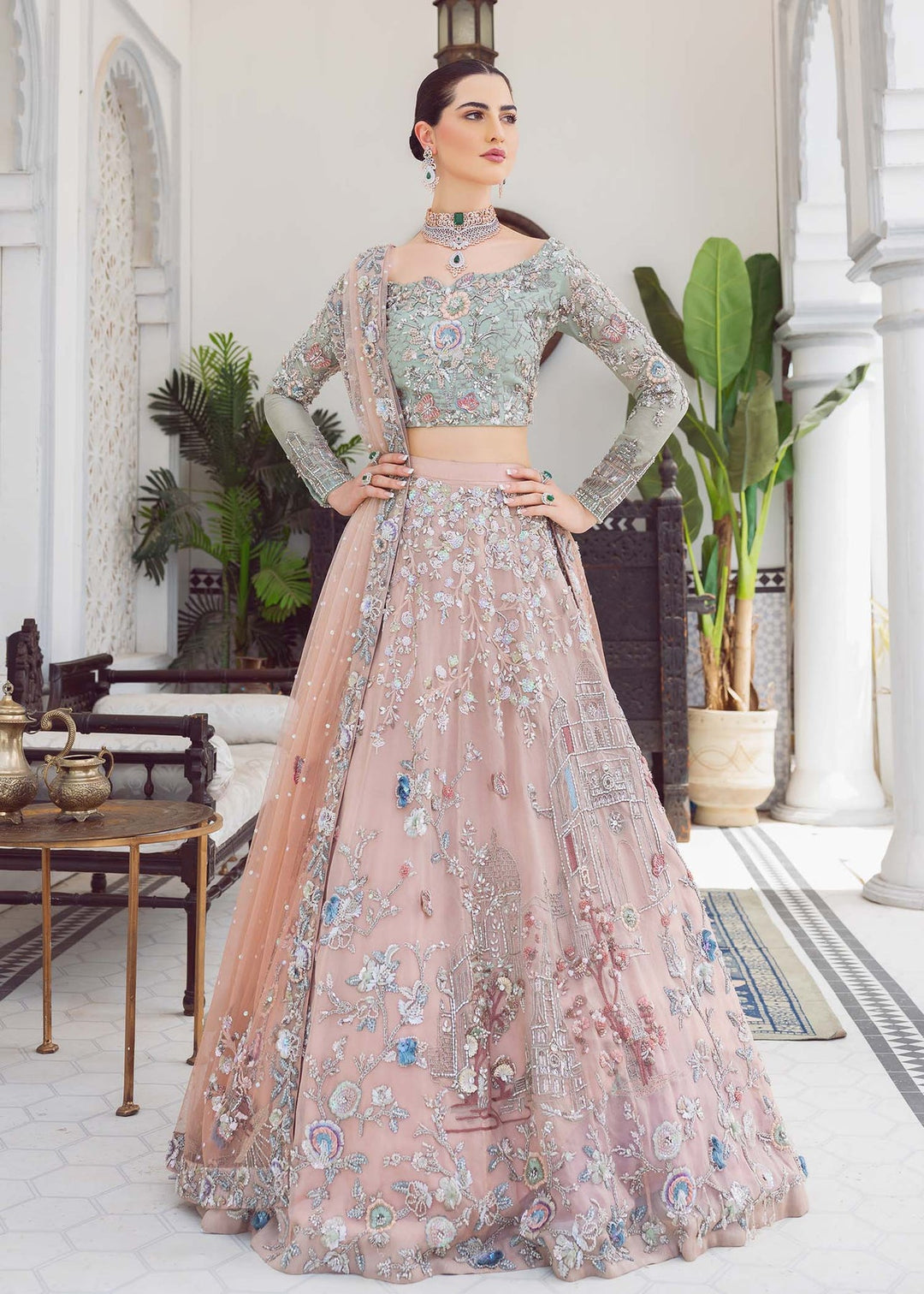 Stunning Pakistani Bridal Lehenga Choli for Weddings