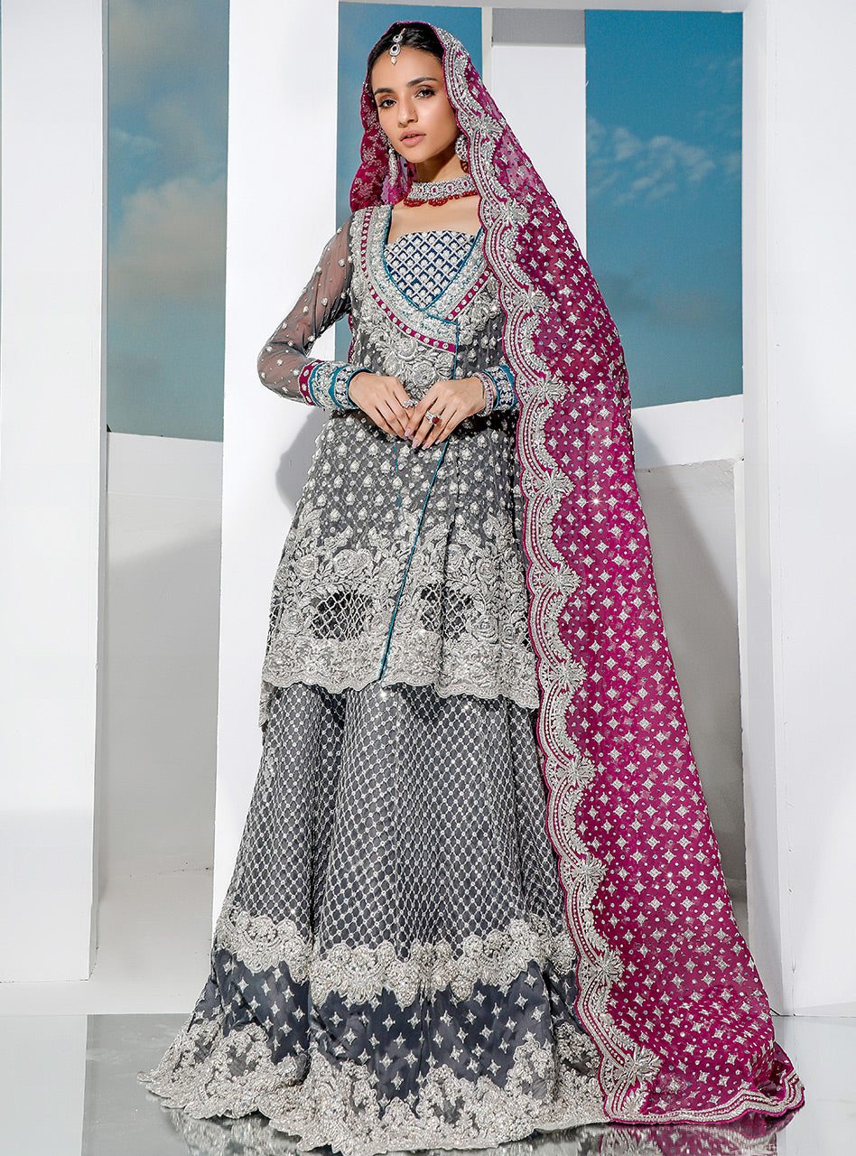 Latest Bridal Peplum Lehnga  