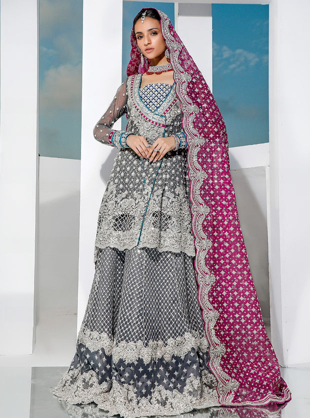 Latest Bridal Peplum Lehnga  