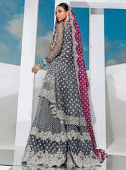 Latest Bridal Peplum Lehnga Backside Look