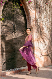 Latest Classy Pakistani Peplum Frock and Trouser Dress for Eid