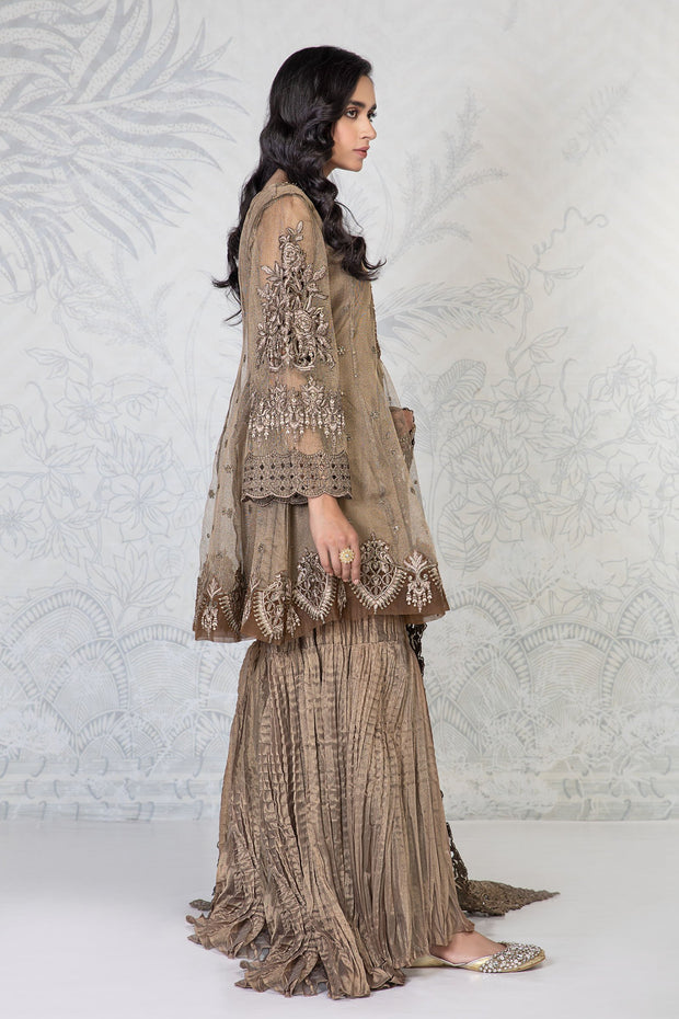Latest Crushed Gharara Kameez Pakistani Dress