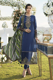 Latest Designer Party Outfit in Blue Color