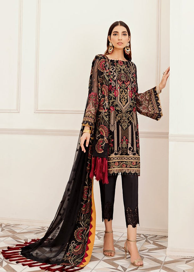 Latest Designer Party Suit in Black Color