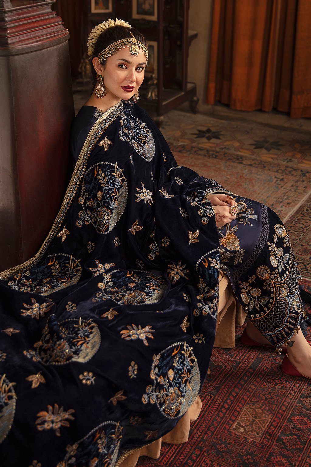 Latest Designer Salwar Kameez in Dark Blue Shade 2022