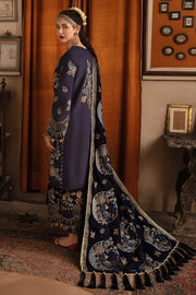 Latest Designer Salwar Kameez in Dark Blue Shade Latest