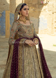 Latest Embellished Bridal Gown Lehenga Pakistani Dress