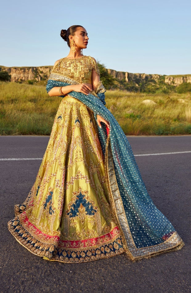 Latest Embellished Indian Wedding Lehenga Choli and Dupatta