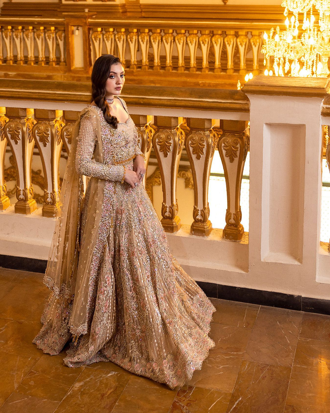 Exquisite Pakistani Bridal Lehenga & Choli Set Online