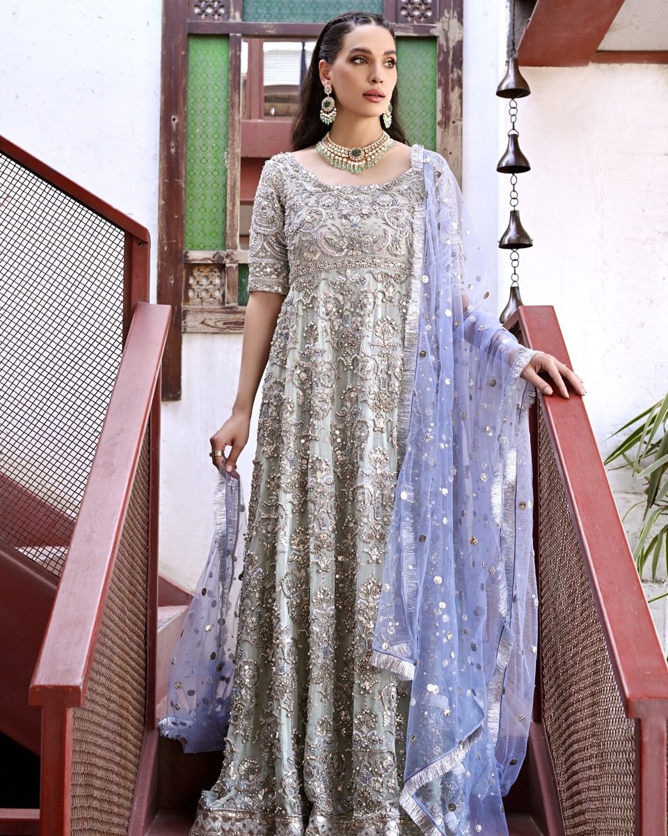 Exquisite Pakistani Bridal Frock & Lehenga for Brides