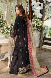 Latest Embroidered Black Salwar Kameez Pakistani Eid Dress
