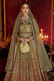 Latest Embroidered Bridal Lehenga Choli Dupatta for Wedding