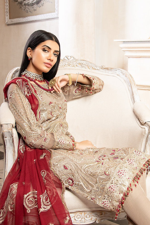 Latest Embroidered Chiffon Party Wear
