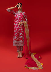 Latest Embroidered Kameez Trouser Pakistani Wedding Dress