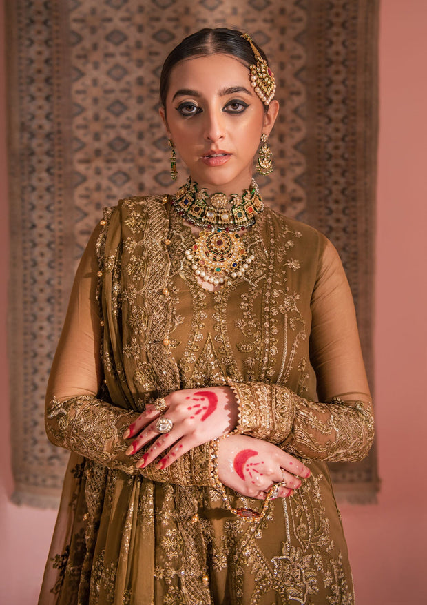 Latest Embroidered Kameez Trouser Pakistani Wedding Dress