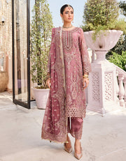 Latest Embroidered Organza Salwar Trouser Pakistani Party Dress