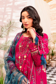 Latest Embroidered Pakistani Eid Dress in Kameez Trouser Style