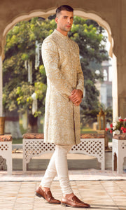 Latest Embroidered Pakistani Groom Sherwani Dress for Wedding