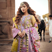Latest Embroidered Salwar Kameez and Dupatta Dress