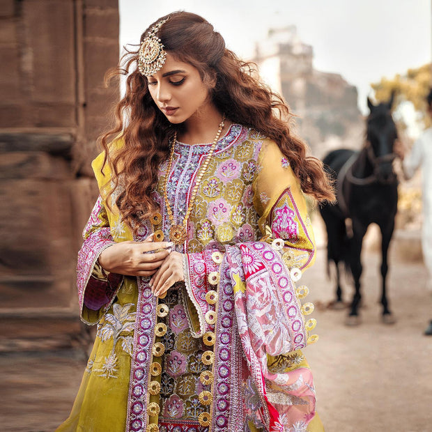 Latest Embroidered Salwar Kameez and Dupatta