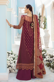 Latest Fancy Salwar Kameez in Rosewood Red Shade #PF467