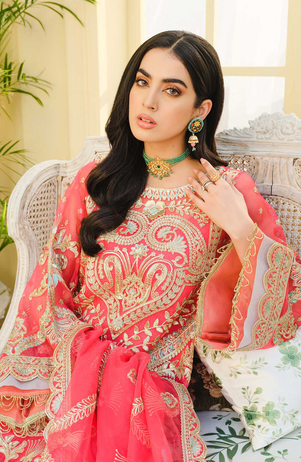 Latest Fancy Salwar Kameez in Vibrant Pink Color 2022