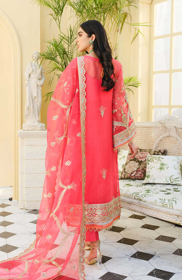 Latest Fancy Salwar Kameez in Vibrant Pink Color Online