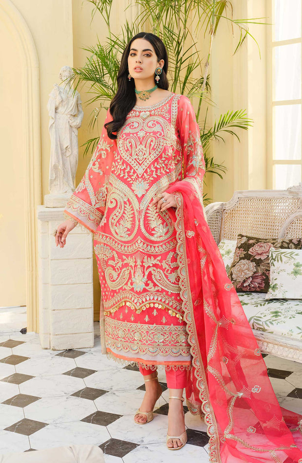 Latest Fancy Salwar Kameez in Vibrant Pink Color