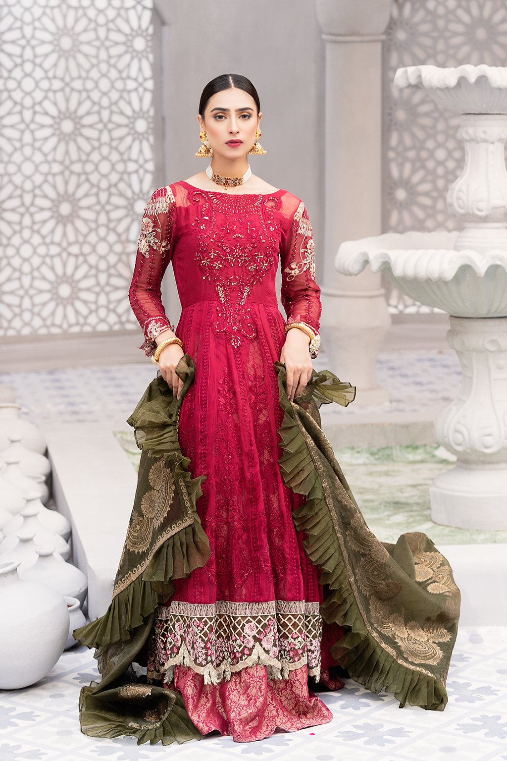 Latest Festive Frock for Wedding Party