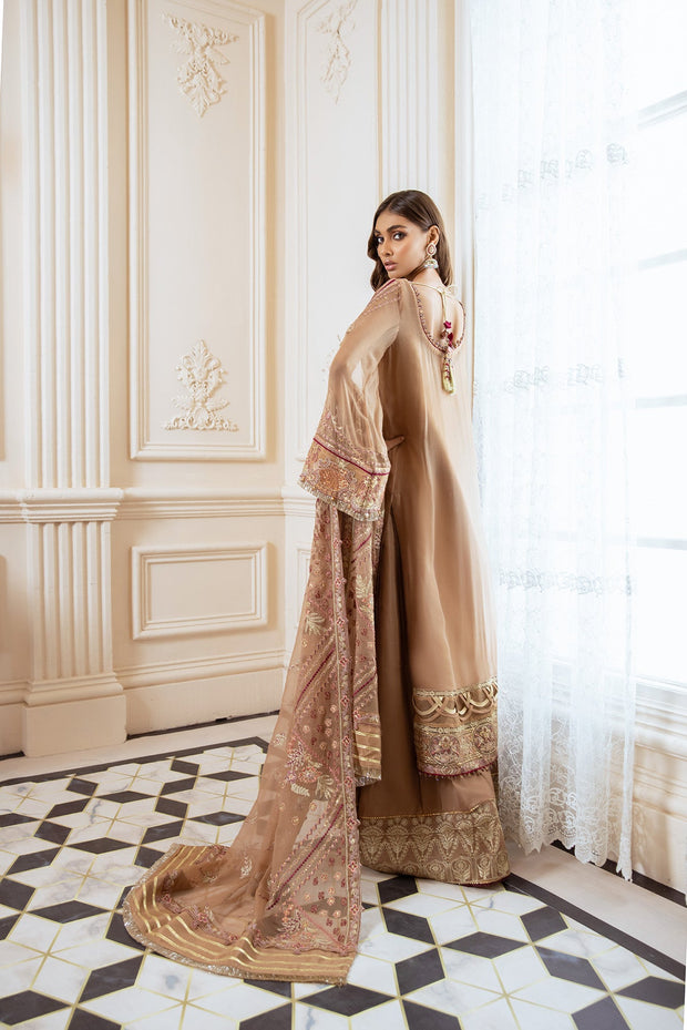 beige pakistani dress Gown Beige Color Pakistani Indian Wedding Party Wear Dress Bollywood Suit New