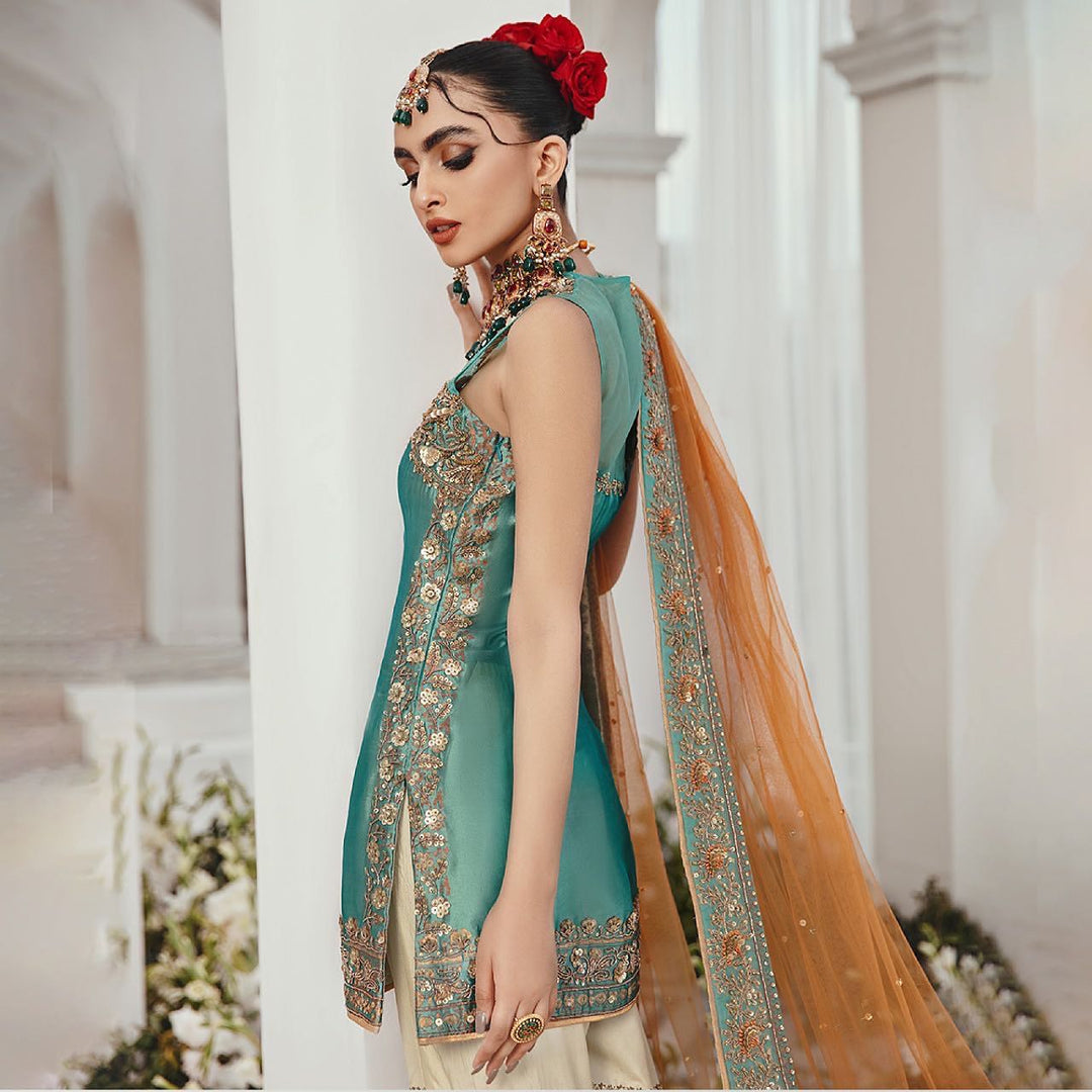 Elegant Royal Gharara Kameez Pakistani Bridal Dress