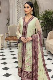 Latest Gown Dress Pakistani in Pistachio Shade 2022