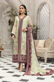 Latest Gown Dress Pakistani in Pistachio Shade